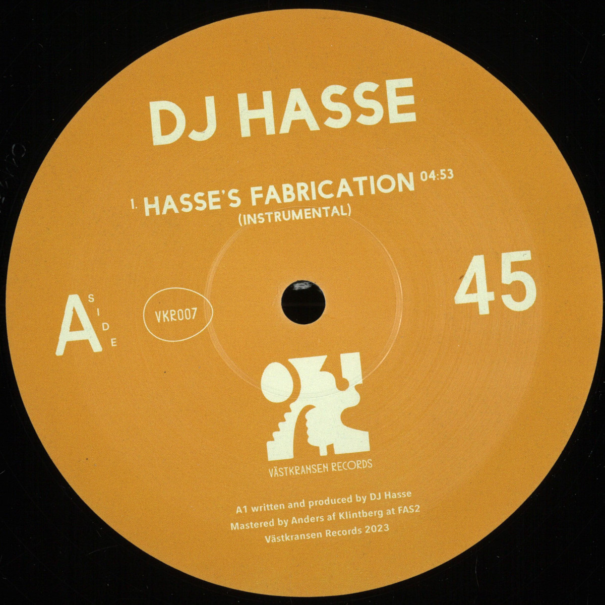 Dj Hasse — Hasse's Fabrication EP vinyl cover