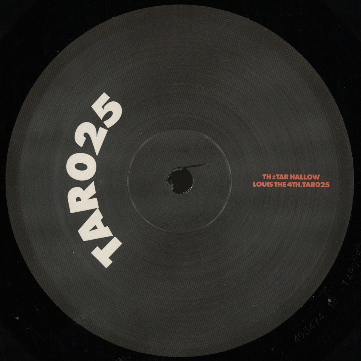 Louis The 4Th — Tar 25 vinyl cover