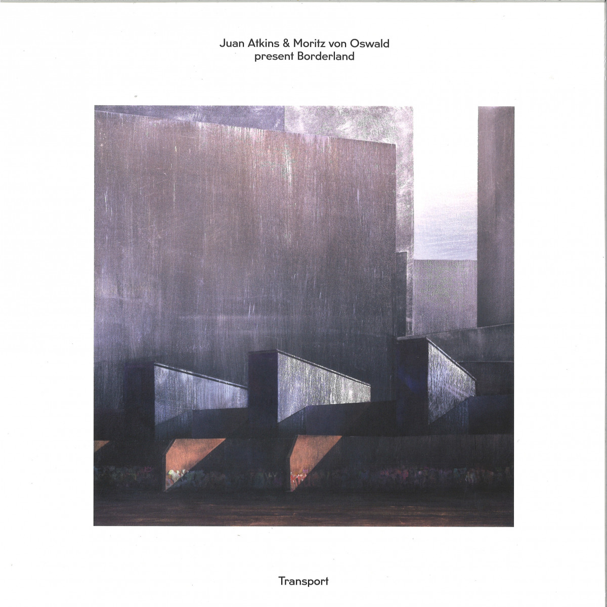Juan Atkins, Moritz Von Oswald, Borderland — Transport LP 2x12" vinyl cover