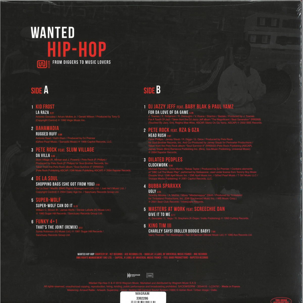 Various Artists - Wanted - Hip Hop - From Diggers to Music Lovers