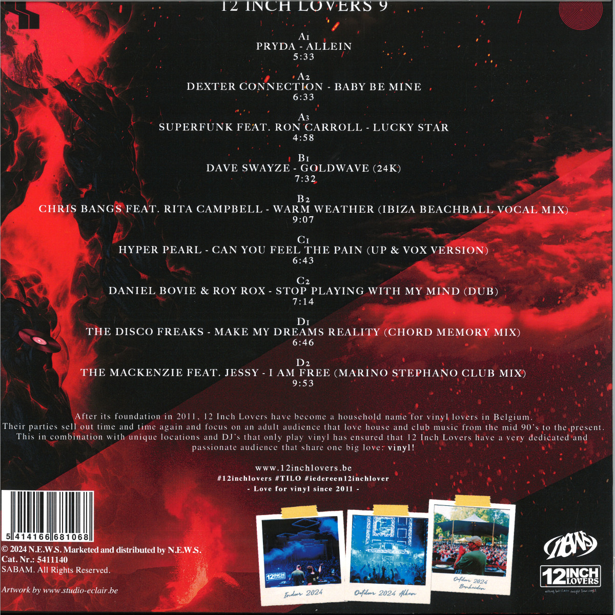 VARIOUS - 12 INCH LOVERS 9 LP 2x12