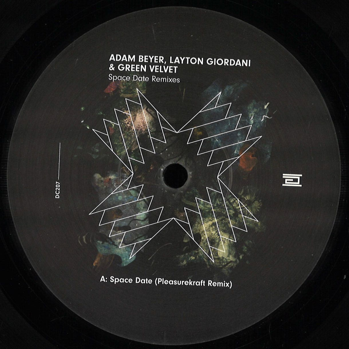Adam Beyer, Layton Giordani, Green Velvet — Space Date Remixes vinyl cover