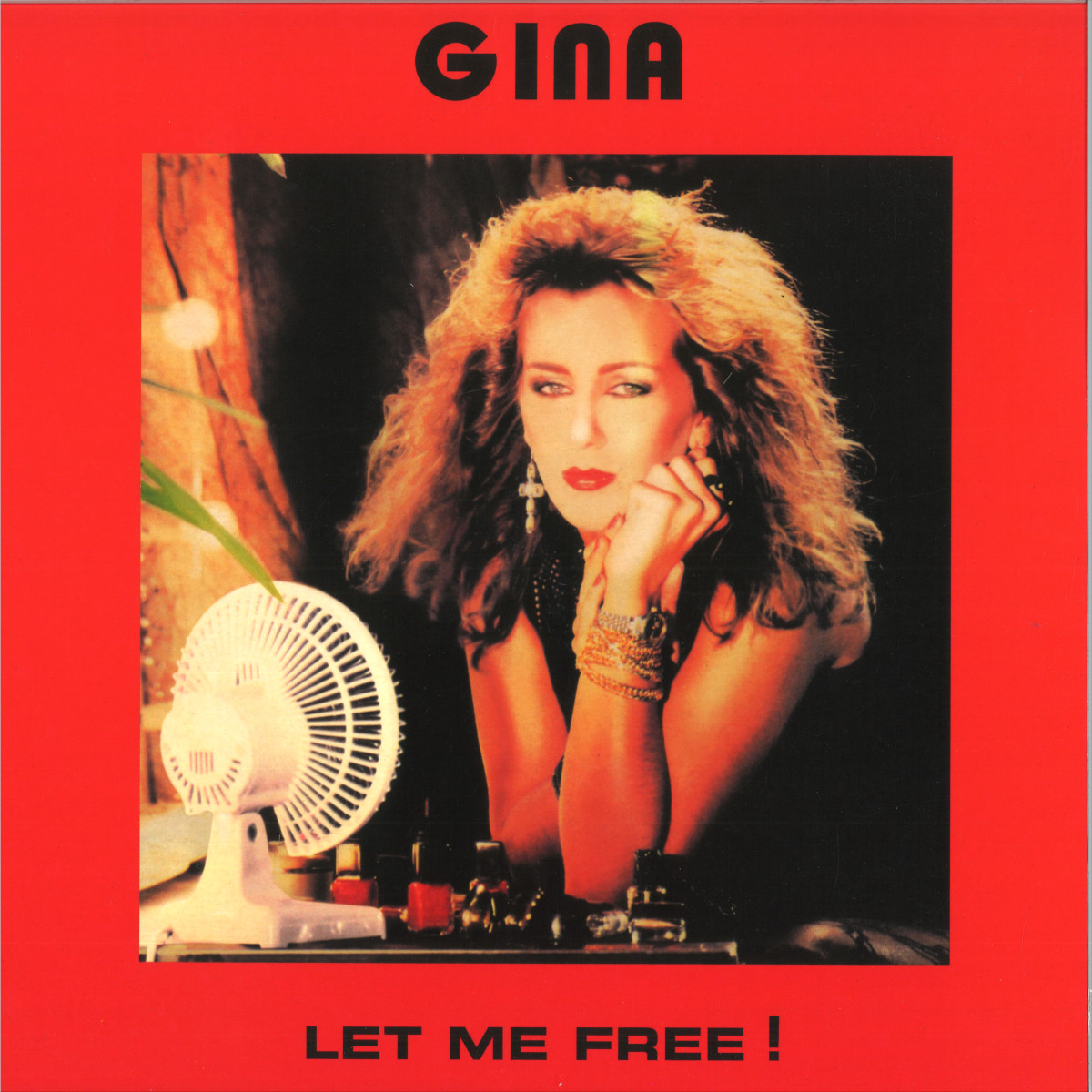 Gina — LET ME FREE! vinyl cover