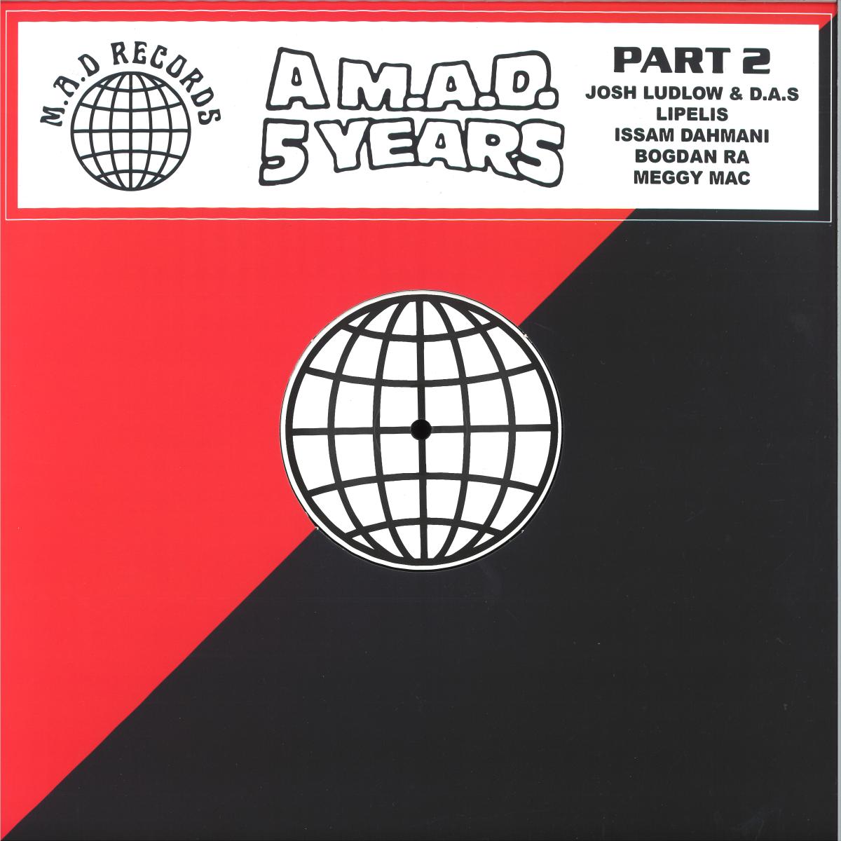 Various — A M.A.D 5 YEARS Pt.2 vinyl cover