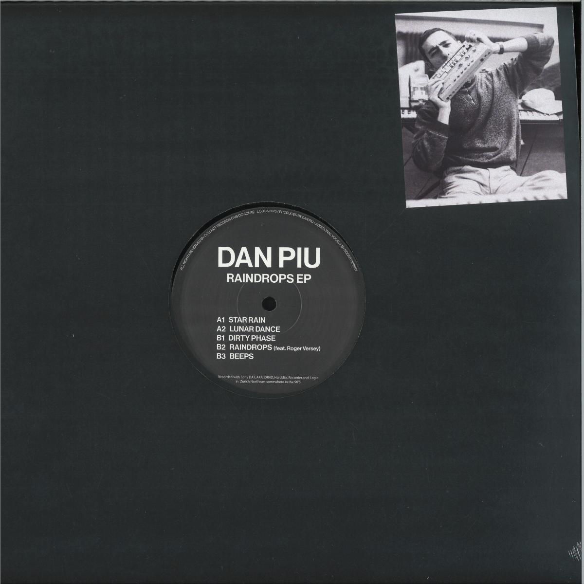 Dan Piu — Raindrops EP vinyl cover