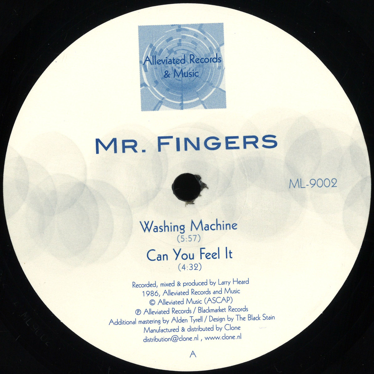 Mr. Fingers — Washing Machine vinyl cover