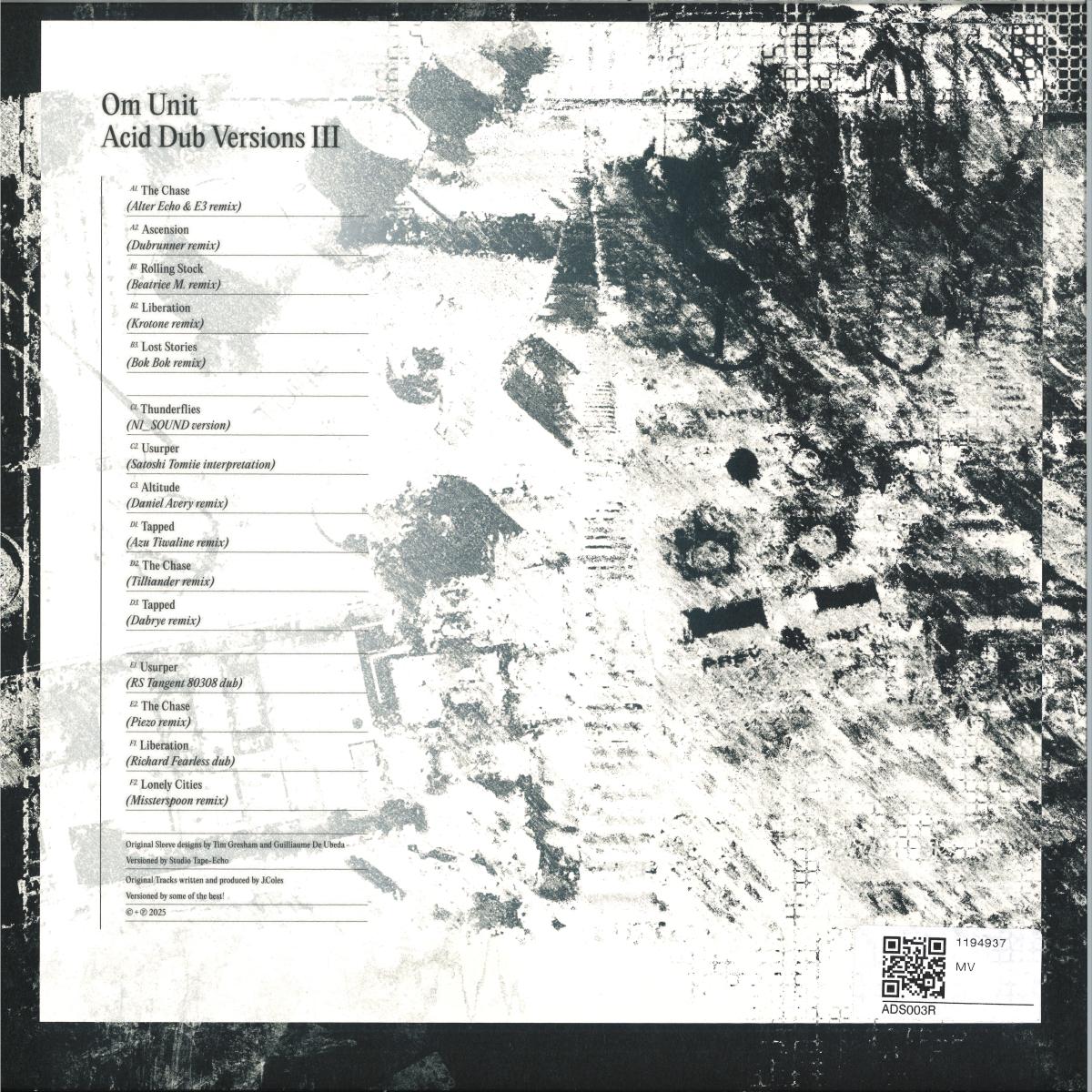 洋楽 Om Unit - Acid Dub Versions II Acid Dub Versions II | Om Unit