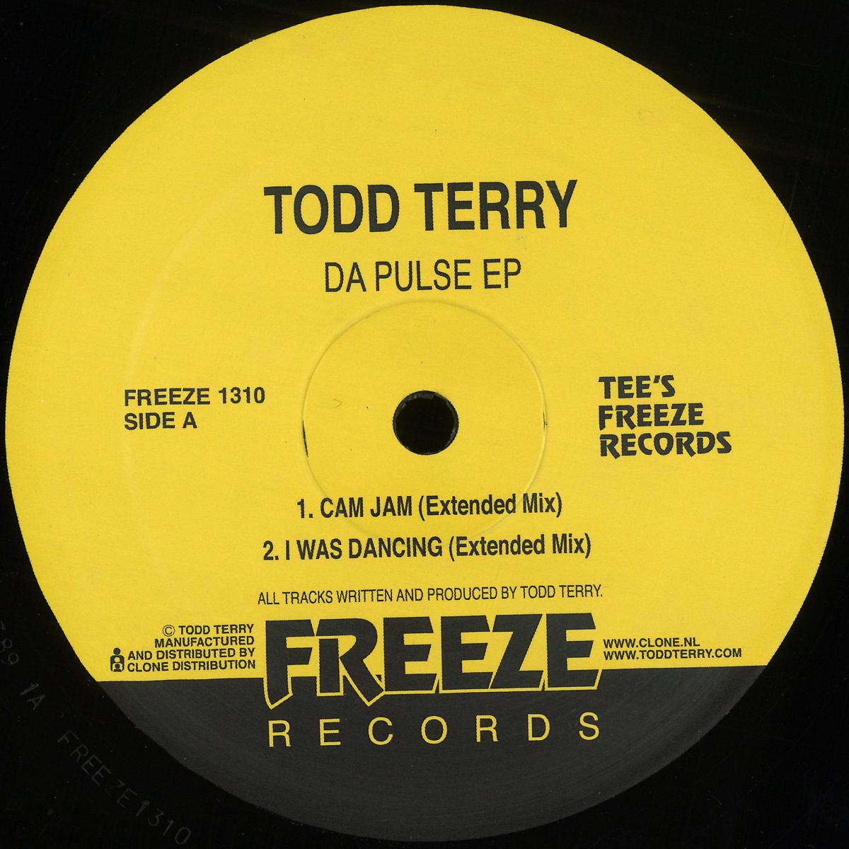 Todd Terry — Da Pulse EP vinyl cover