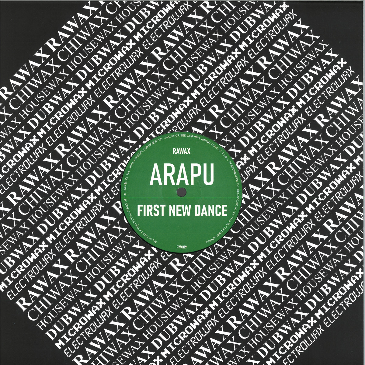 Arapu — First New Dance vinyl cover