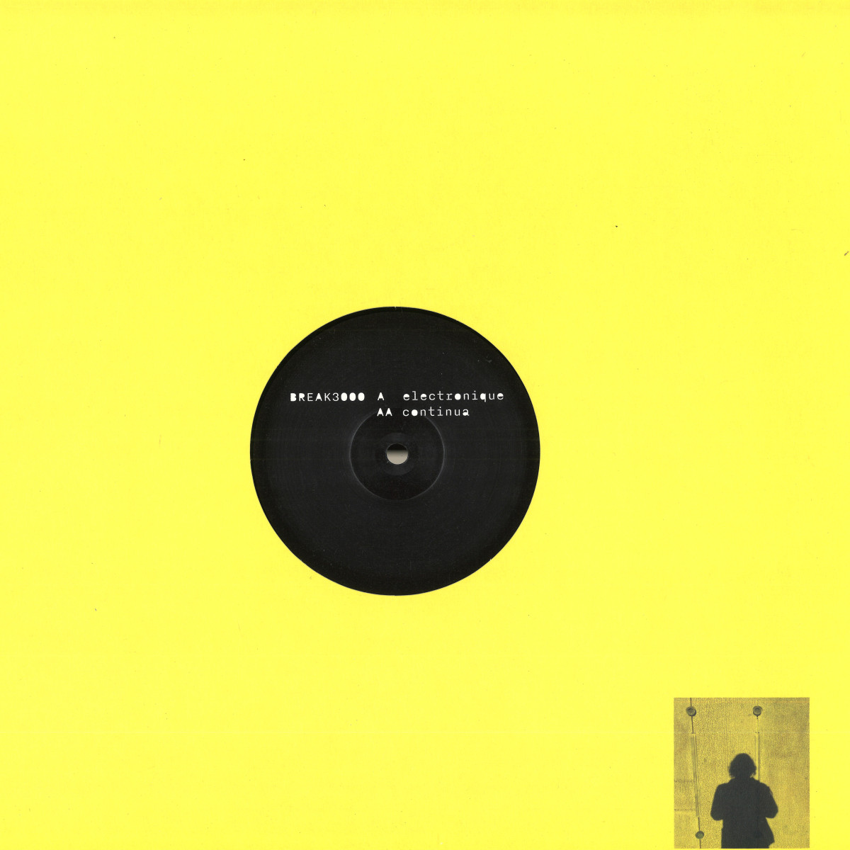 Break 3000 — Electronique vinyl cover