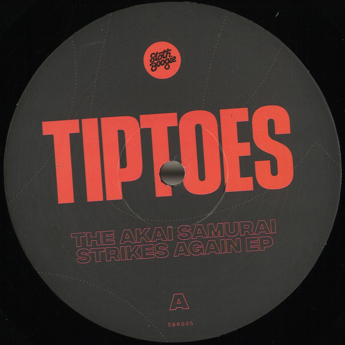 Tiptoes — The Akai Samurai Strikes Again EP vinyl cover