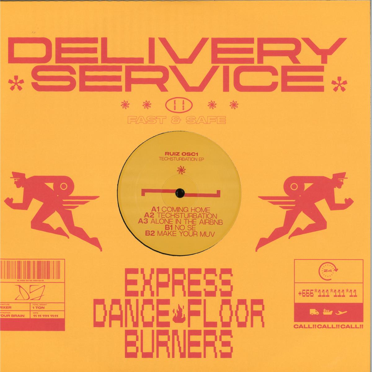 Ruiz OSC1 — TECHSTURBATION EP vinyl cover