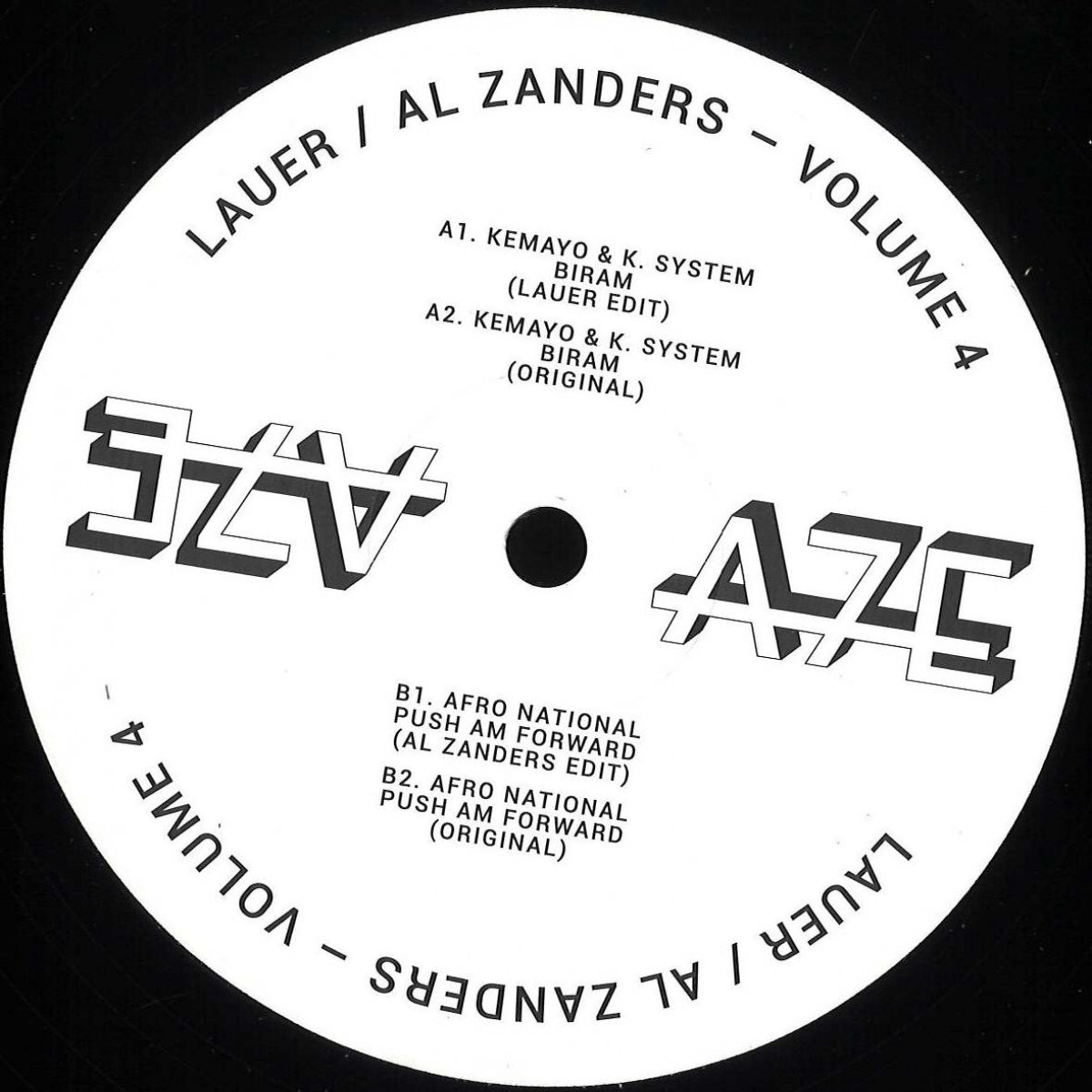 Lauer / Al Zanders - A7 Edits Volume 4 / A7 Edits A7E004 - Vinyl