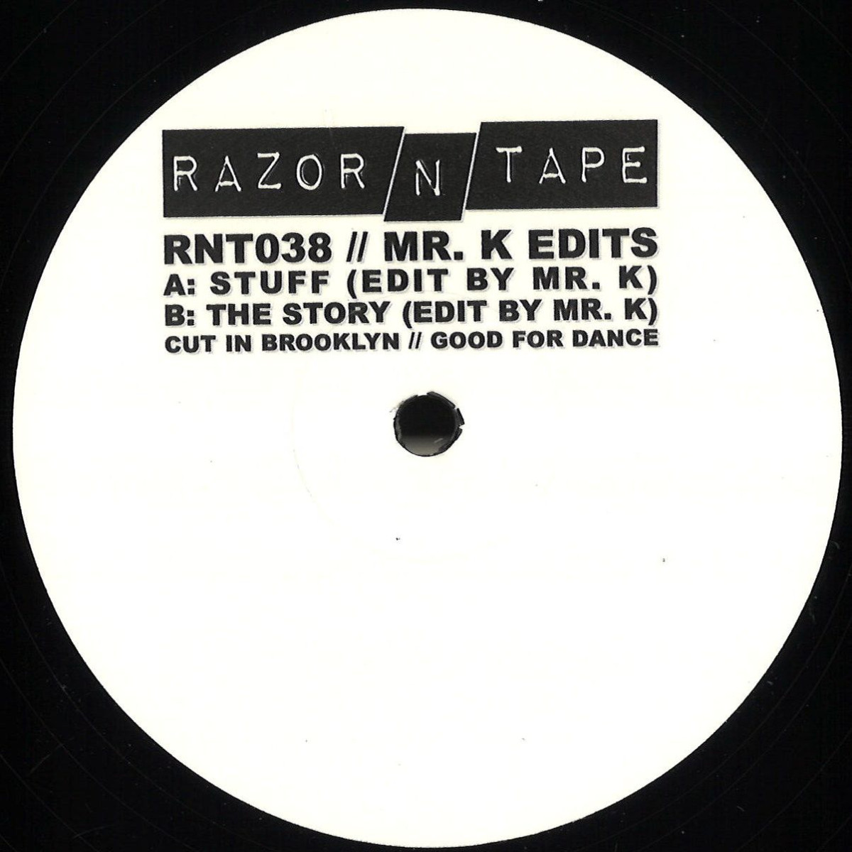 Mr K Mr K Edits Razor N Tape Rnt038 Vinyl
