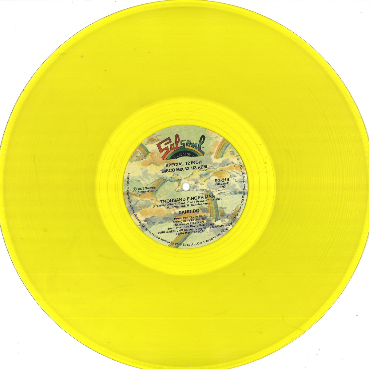 Candido - Jingo  Thousand Finger Man EP  Salsoul SG219YELLOW - Vinyl