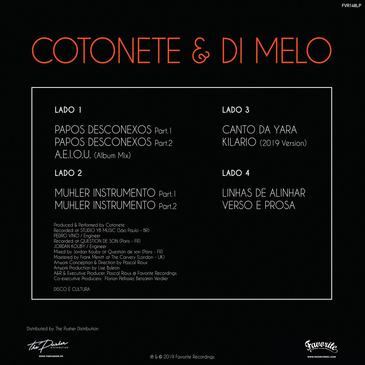Cotonete Di Melo Atemporal Favorite Fvr148lp Vinyl