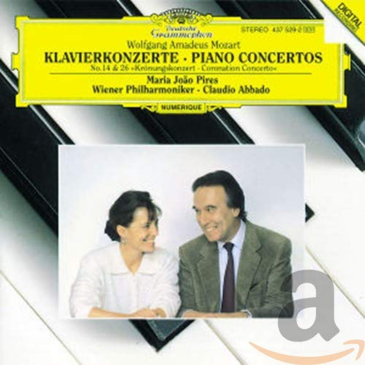 Maria Joao Pires, Wiener Philharmonic, Claudio Abbado Mozart Piano