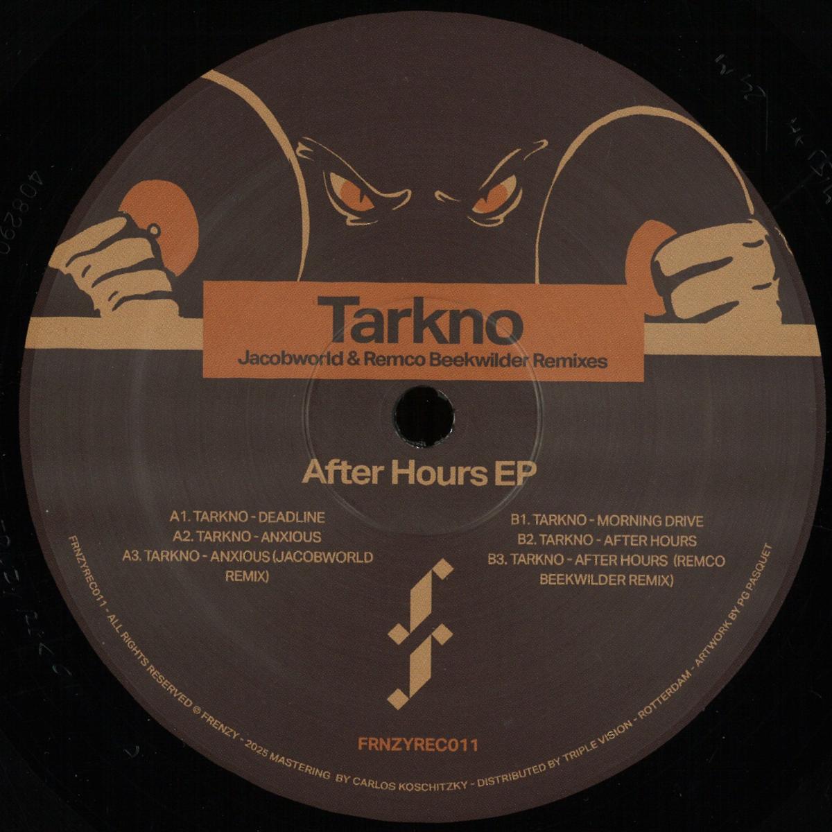 Tarkno — After Hours EP vinyl cover