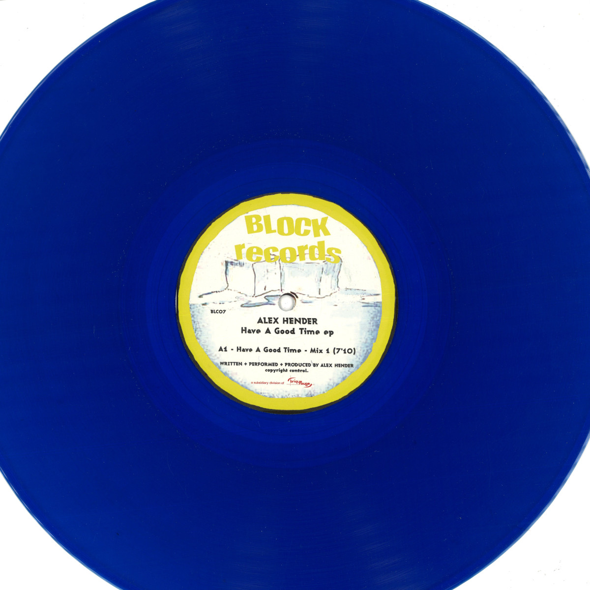 Alex Hender — Hava A Good Time EP vinyl cover