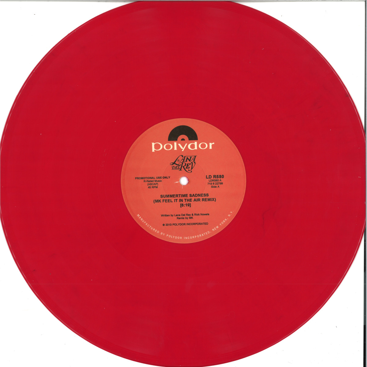 Lana Del Rey - Summertime Sadness (MK Mixes) / Polydor USA LDR580R