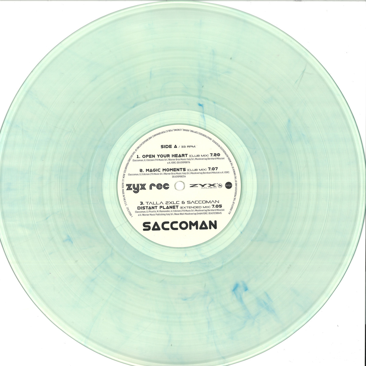 Saccoman — Best of LP vinyl cover