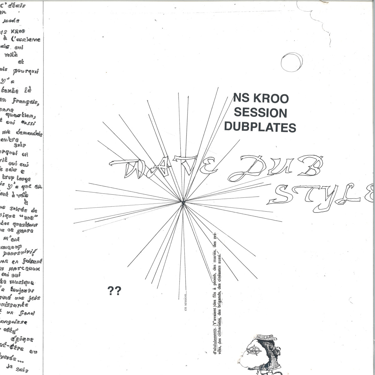 Androo — NS Kroo Session Dubplates vinyl cover