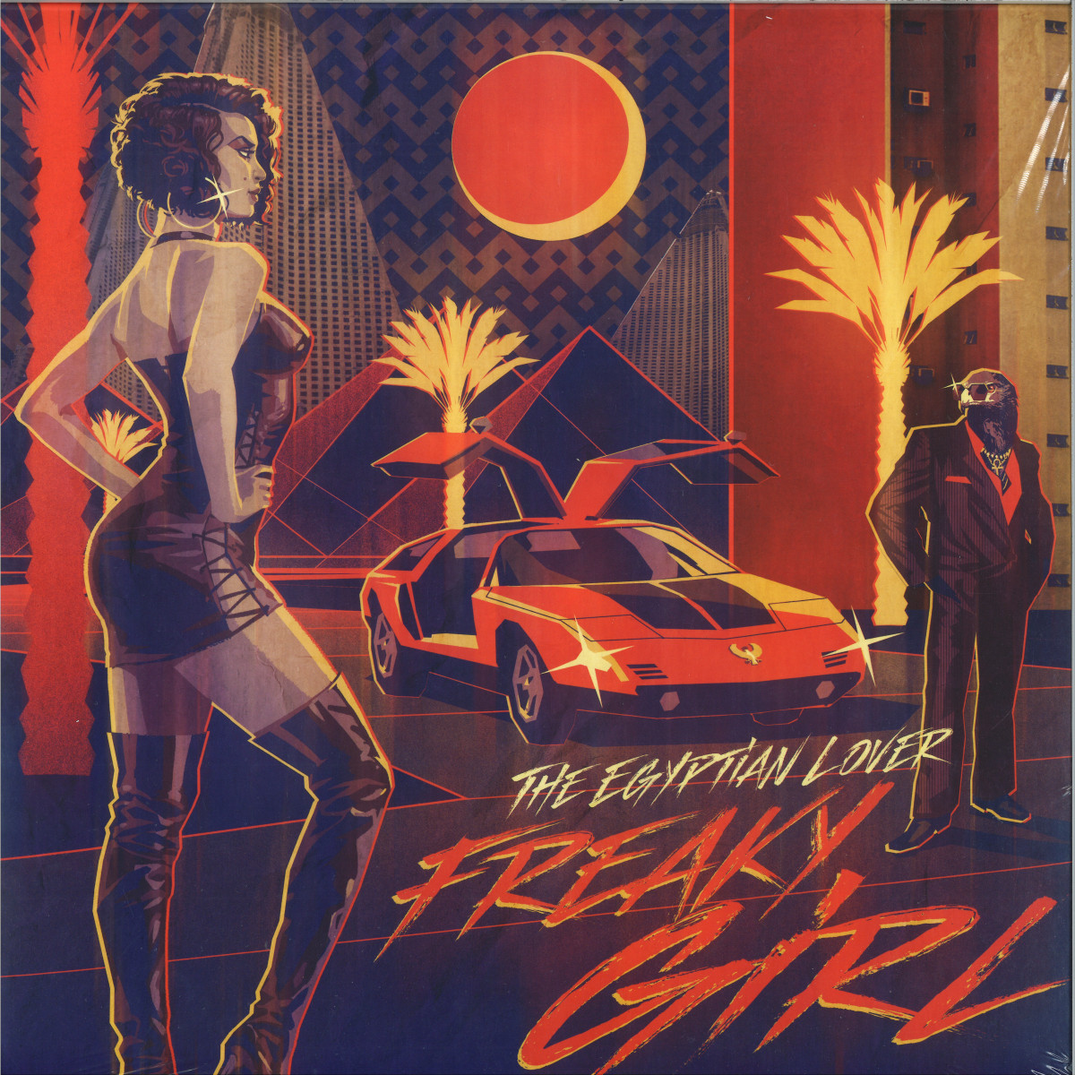 The Egyptian Lover — Freaky Girl vinyl cover