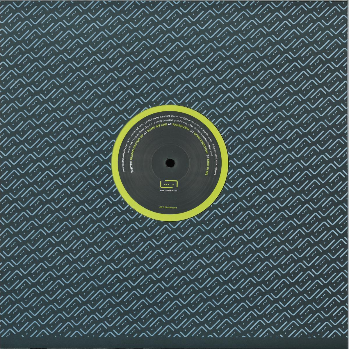 Santos — Human Factor EP vinyl cover