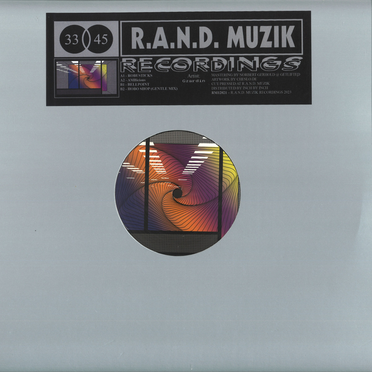 Gzardin — RM12021 vinyl cover
