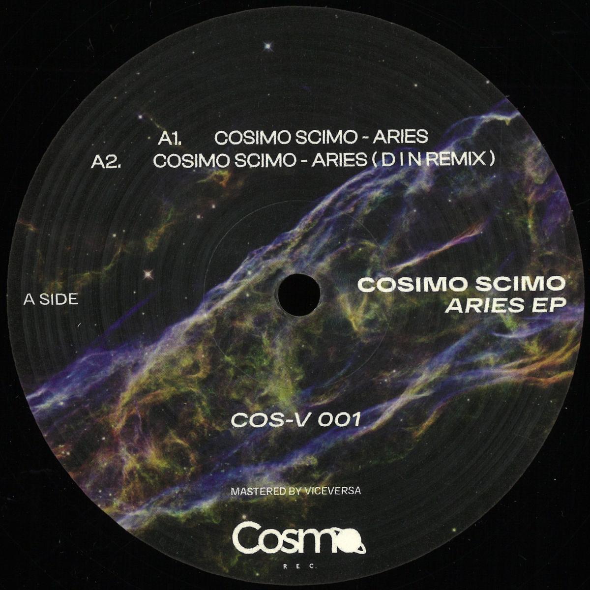 Cosimo Scimò, D I N, Wiremu, Charlie Iapicone — Aries EP vinyl cover