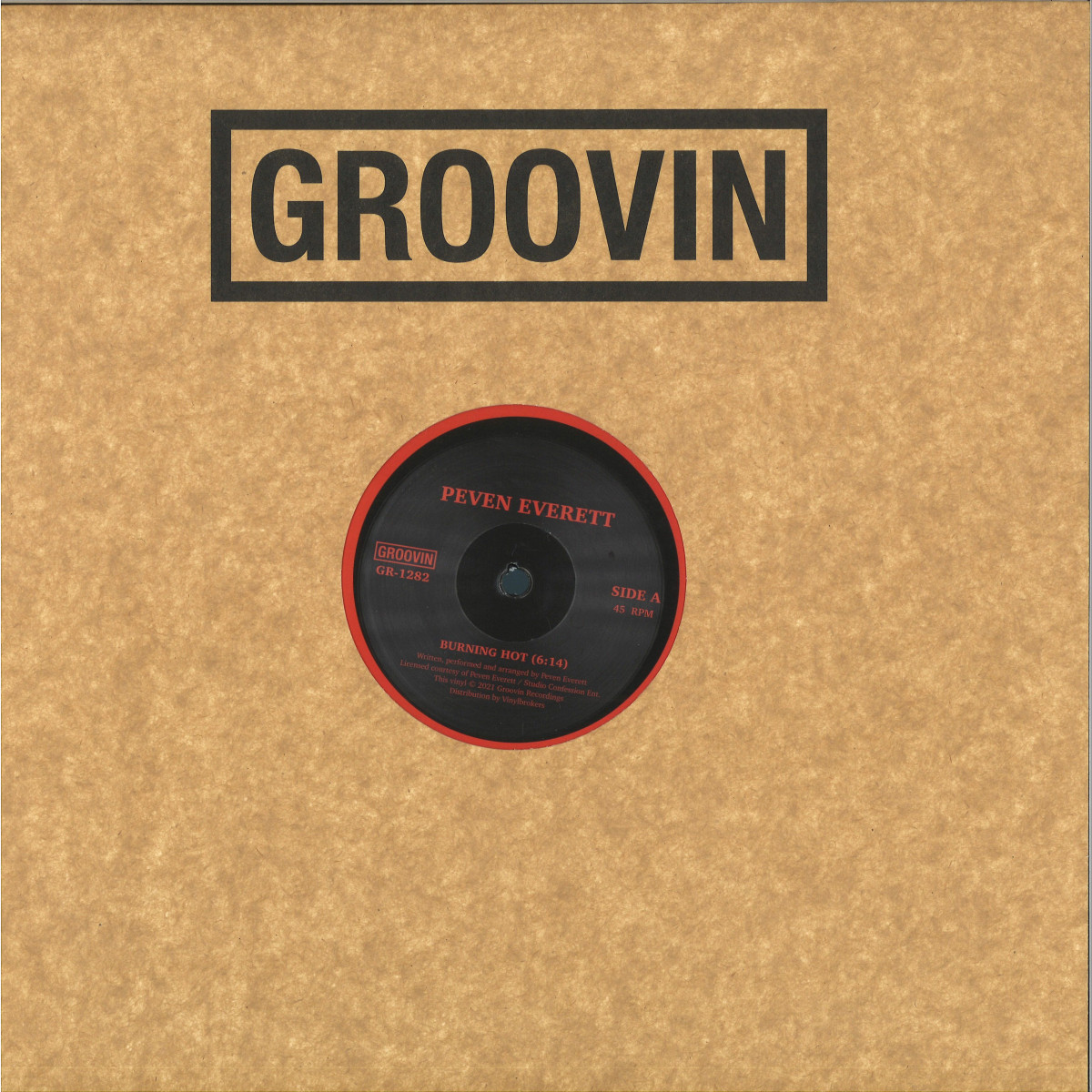 Peven Everett - Burning Hot / GROOVIN RECORDS GR-1282 - Vinyl