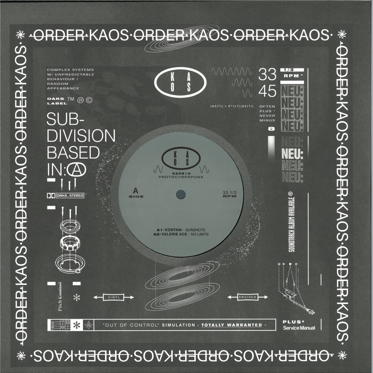 Various — PROTOCYBERPUNK vinyl cover