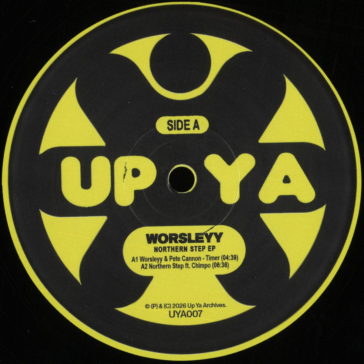 Worsleyy — Northern Step w/ Pete Cannon & Chimpo vinyl cover