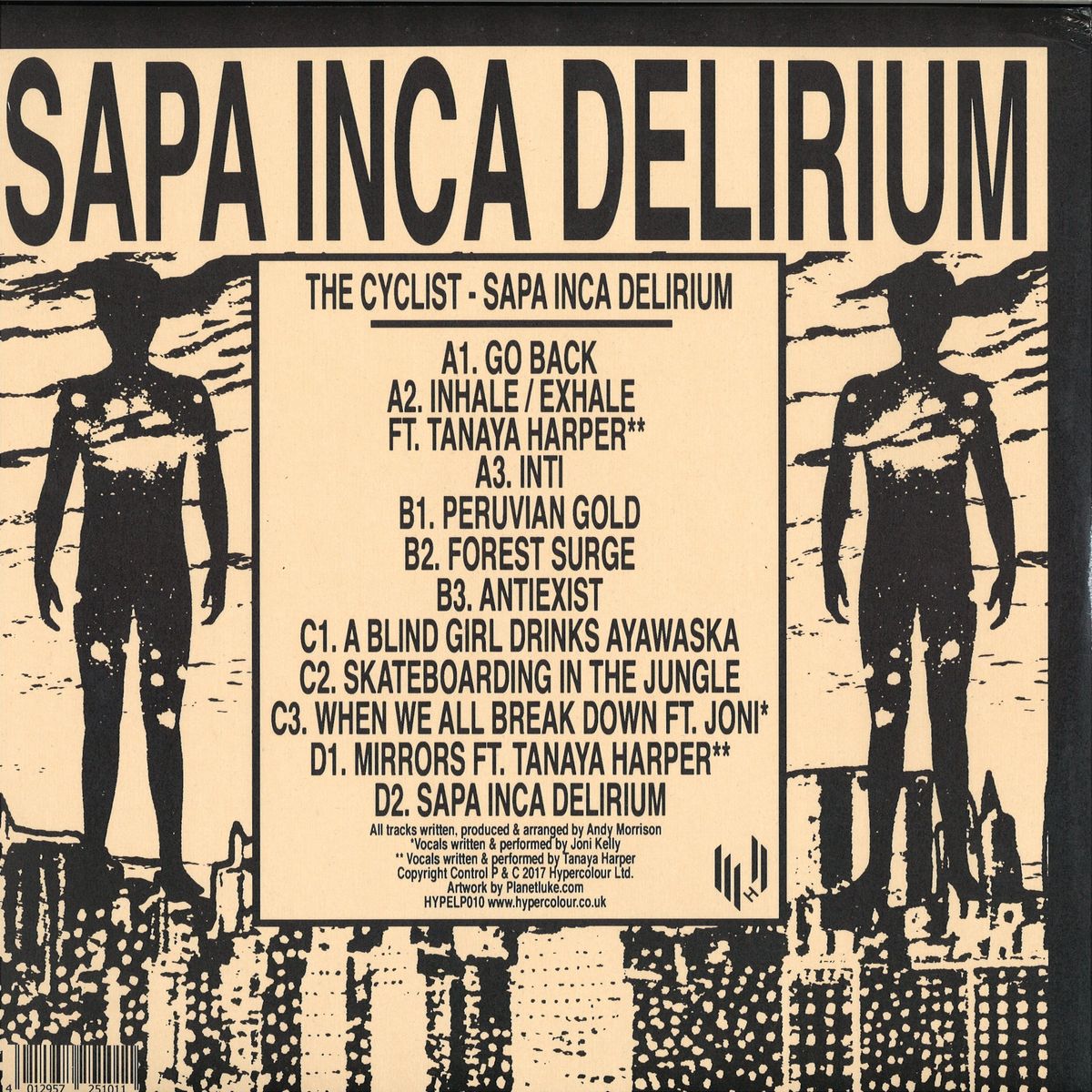 The Cyclist - Sapa Inca Delirium / Hypercolour HYPELP010 - Vinyl
