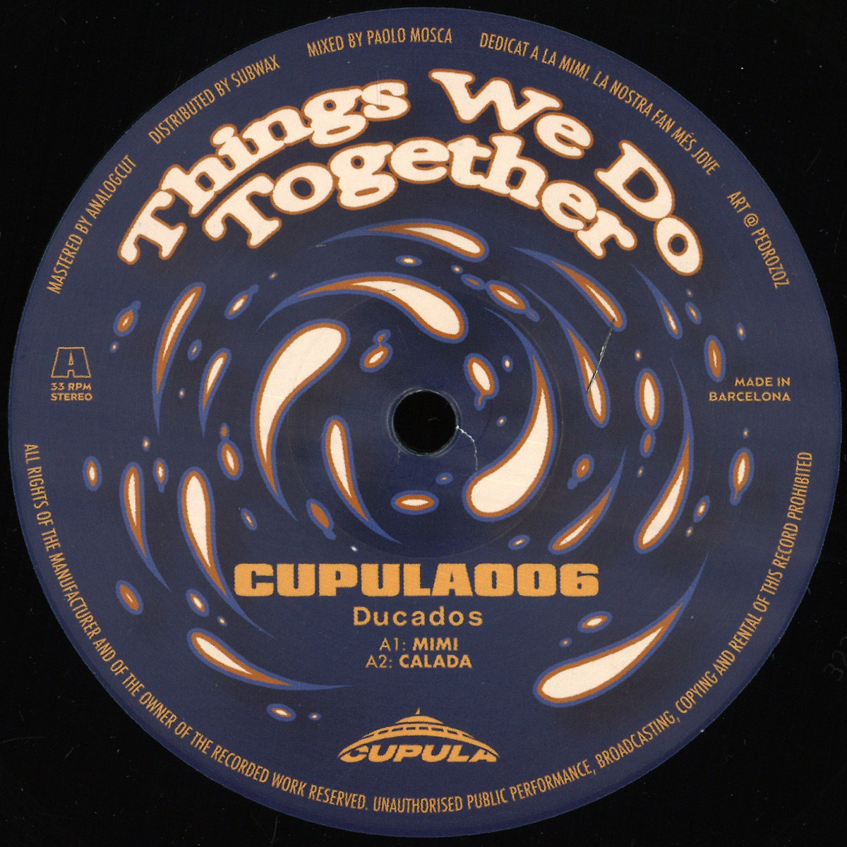 Ducados — Things We Do Together vinyl cover