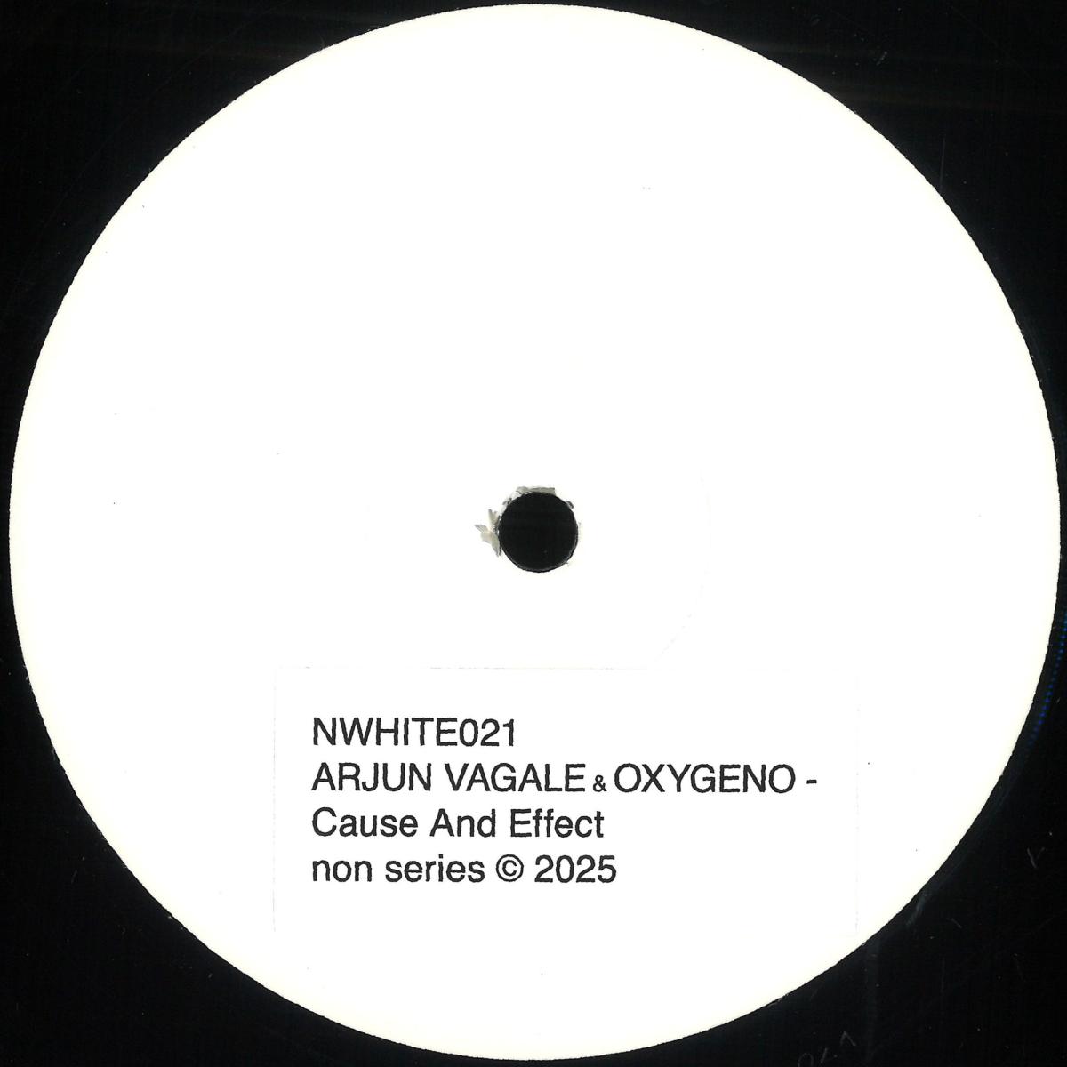 Arjun Vagale, Oxygeno — CAUSE AND EFFECT vinyl cover
