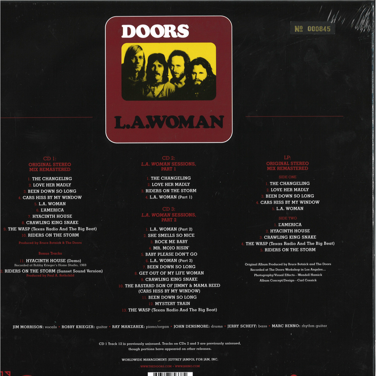 Led Zeppelin II SD-8236 1841 Broadway '69 RL SS LH rob
