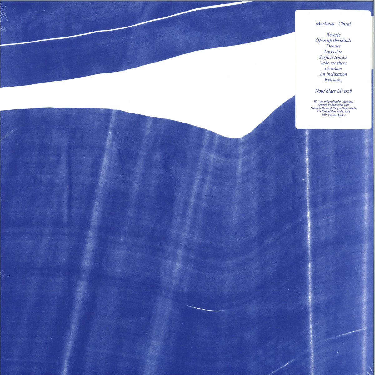 Martinou — Chiral LP 2x12" vinyl cover