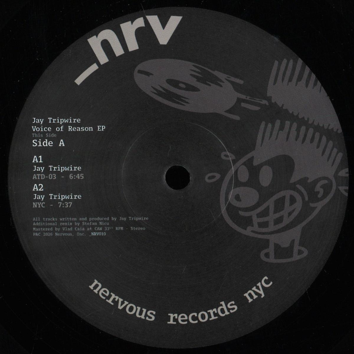 Jay Tripwire — Voice Of Reason EP vinyl cover