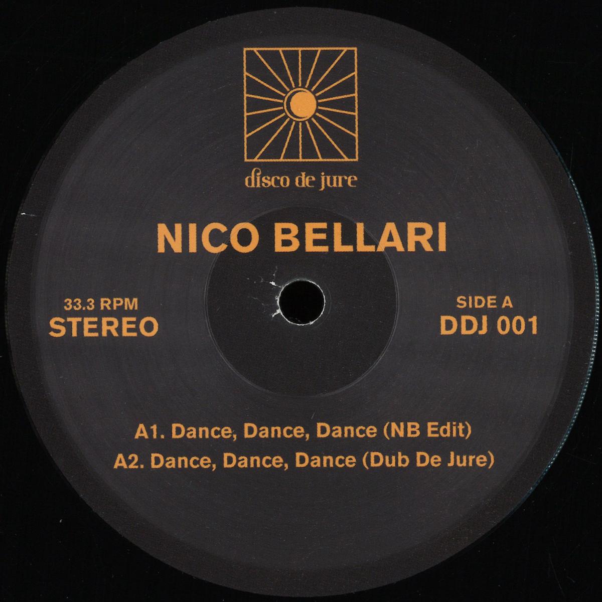 Nico Bellari — Dance Dance Dance vinyl cover
