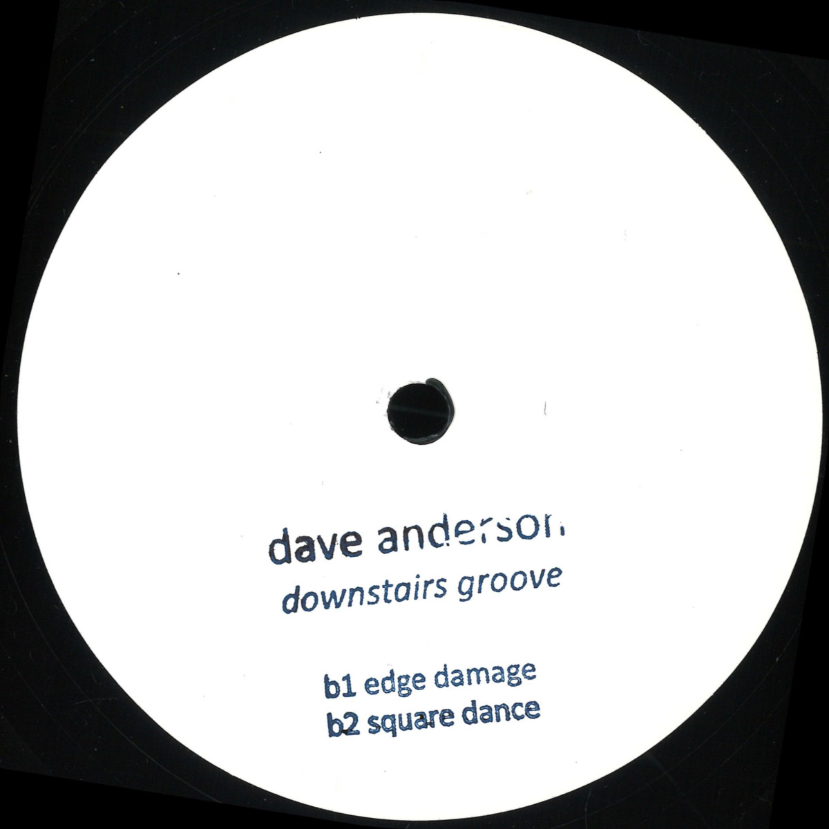 Dave Anderson — Downstairs Groove vinyl cover