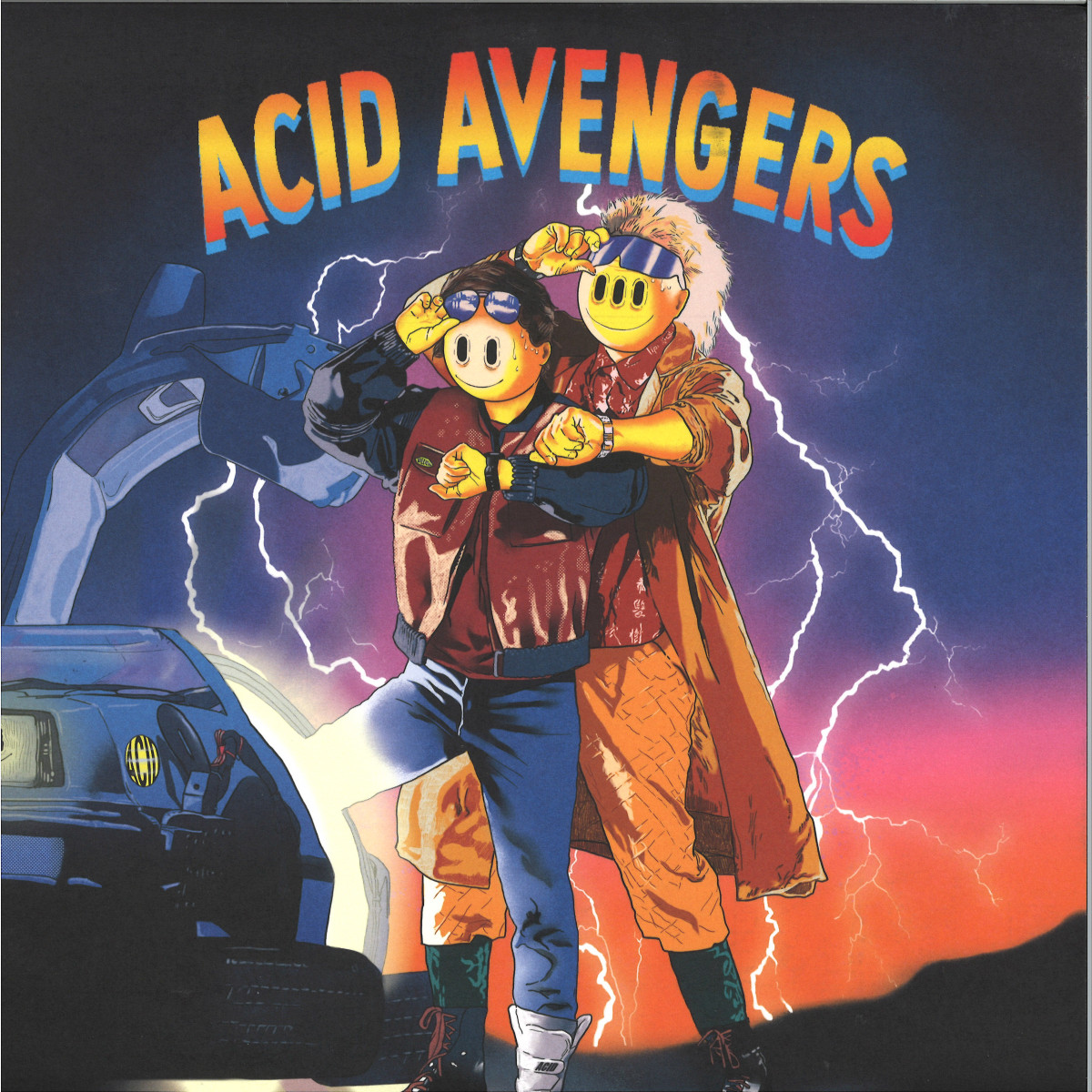 Nite Fleit, False Persona — Acid Avengers 018 vinyl cover