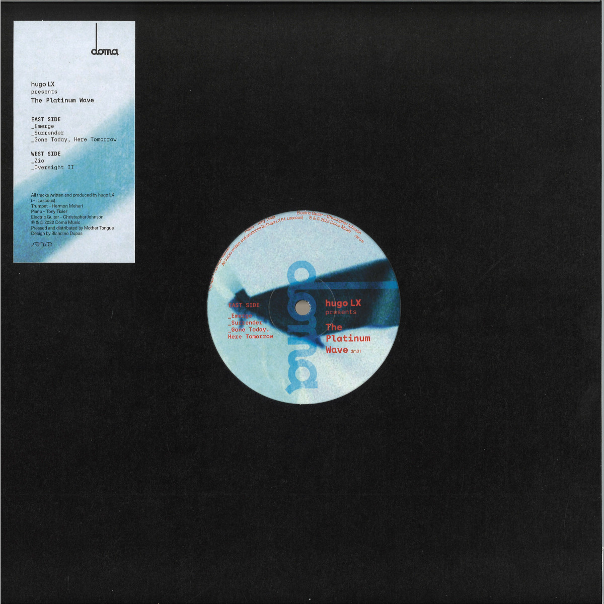 Hugo LX — The Platinum Wave EP vinyl cover
