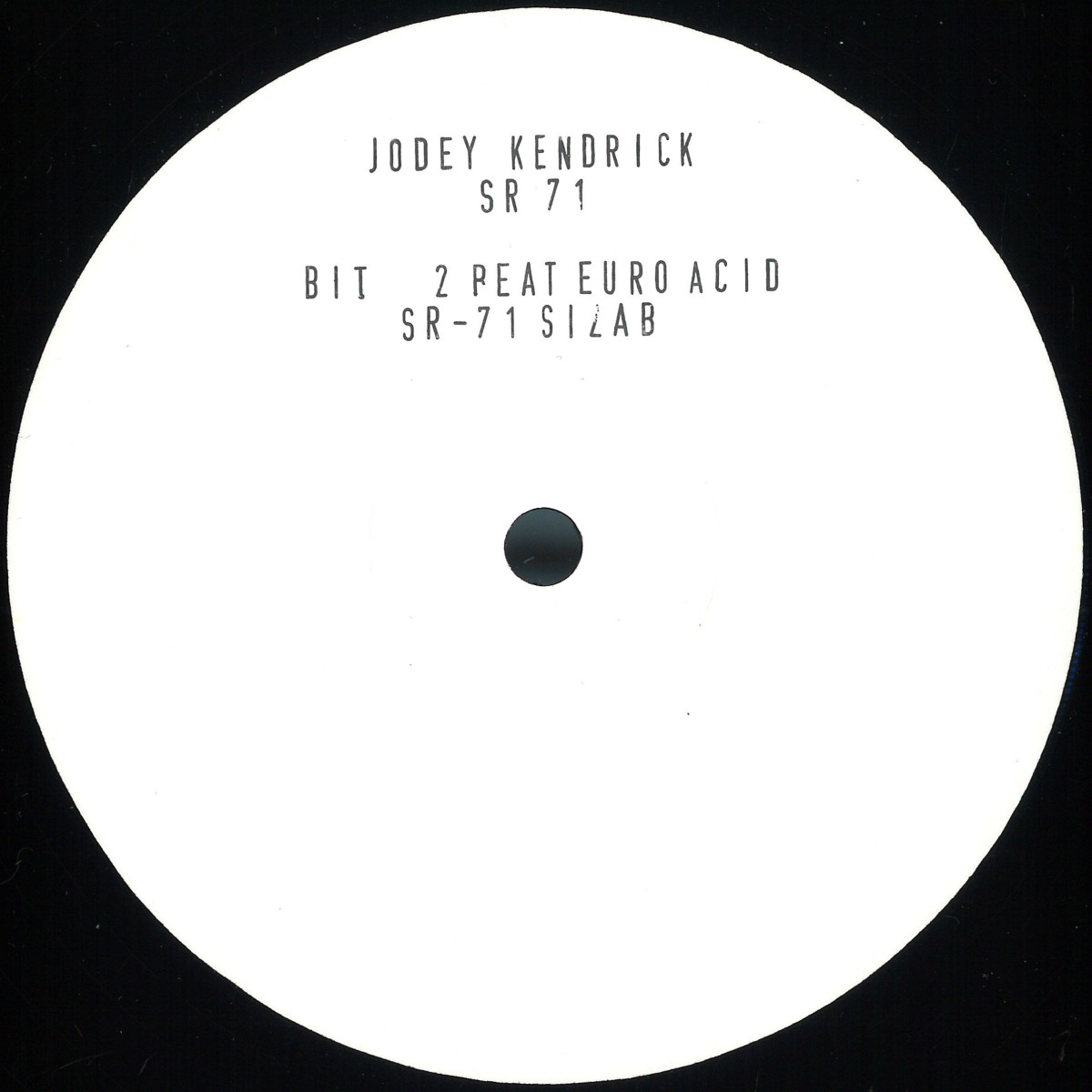 Jodey Kendrick — SR 71 vinyl cover