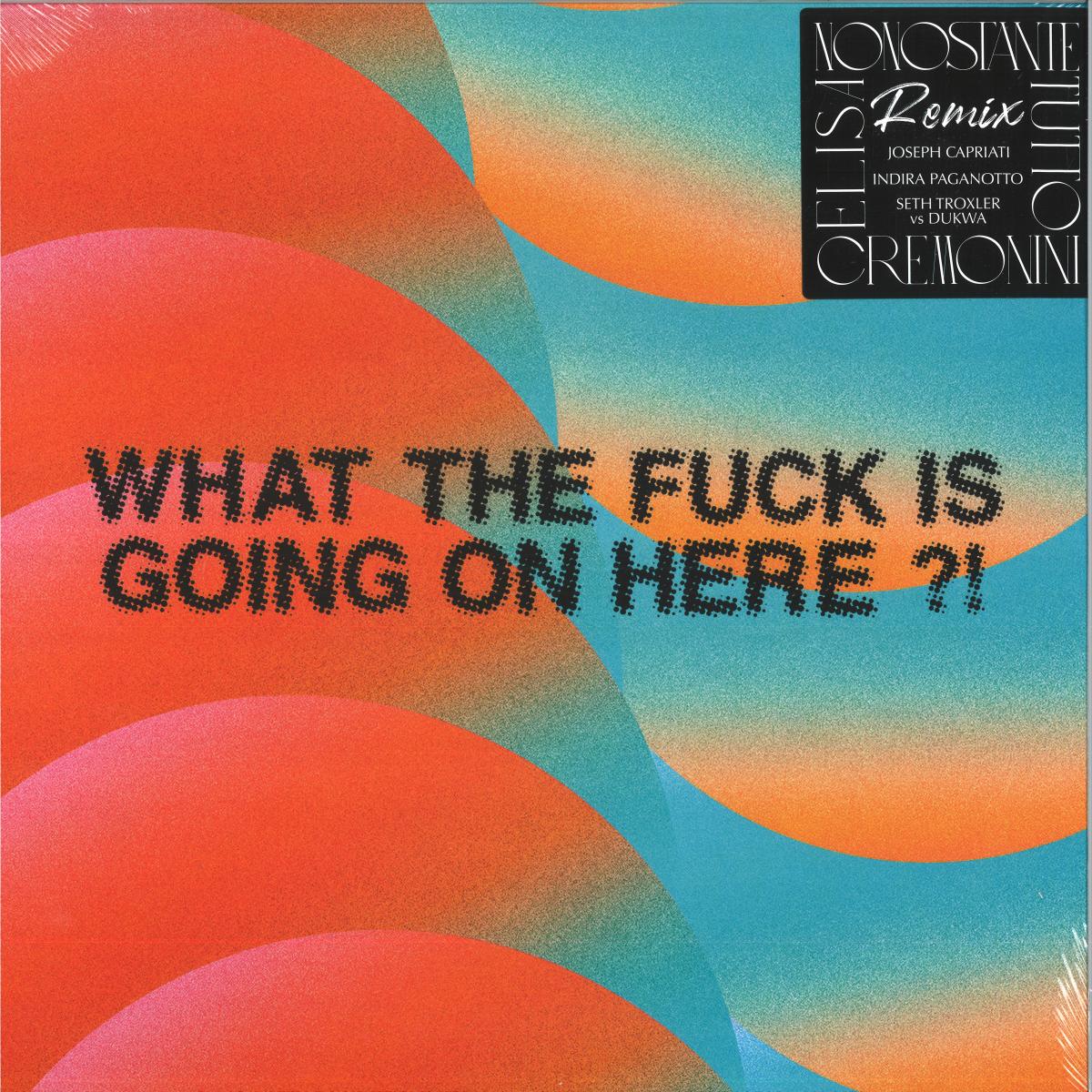 Cesare Cremonini - Elisa - What The Fuck IS Going ON Here ?! — NONOSTANTE TUTTO – REMIX EP vinyl cover