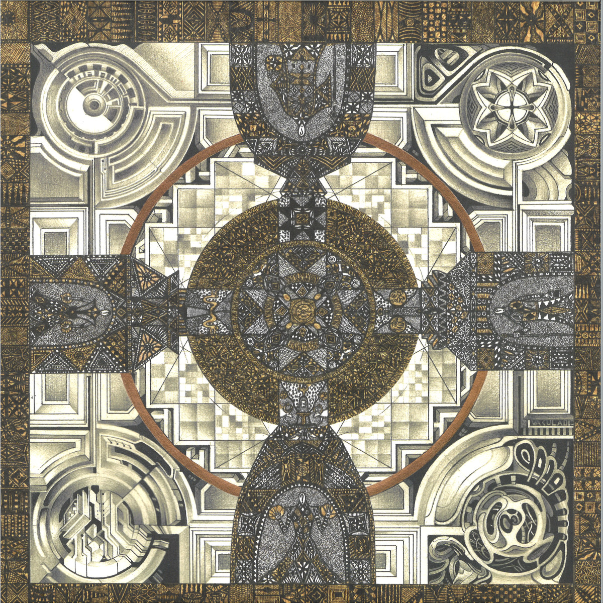 Vakula — 108 Mysteries LP 2x12" vinyl cover