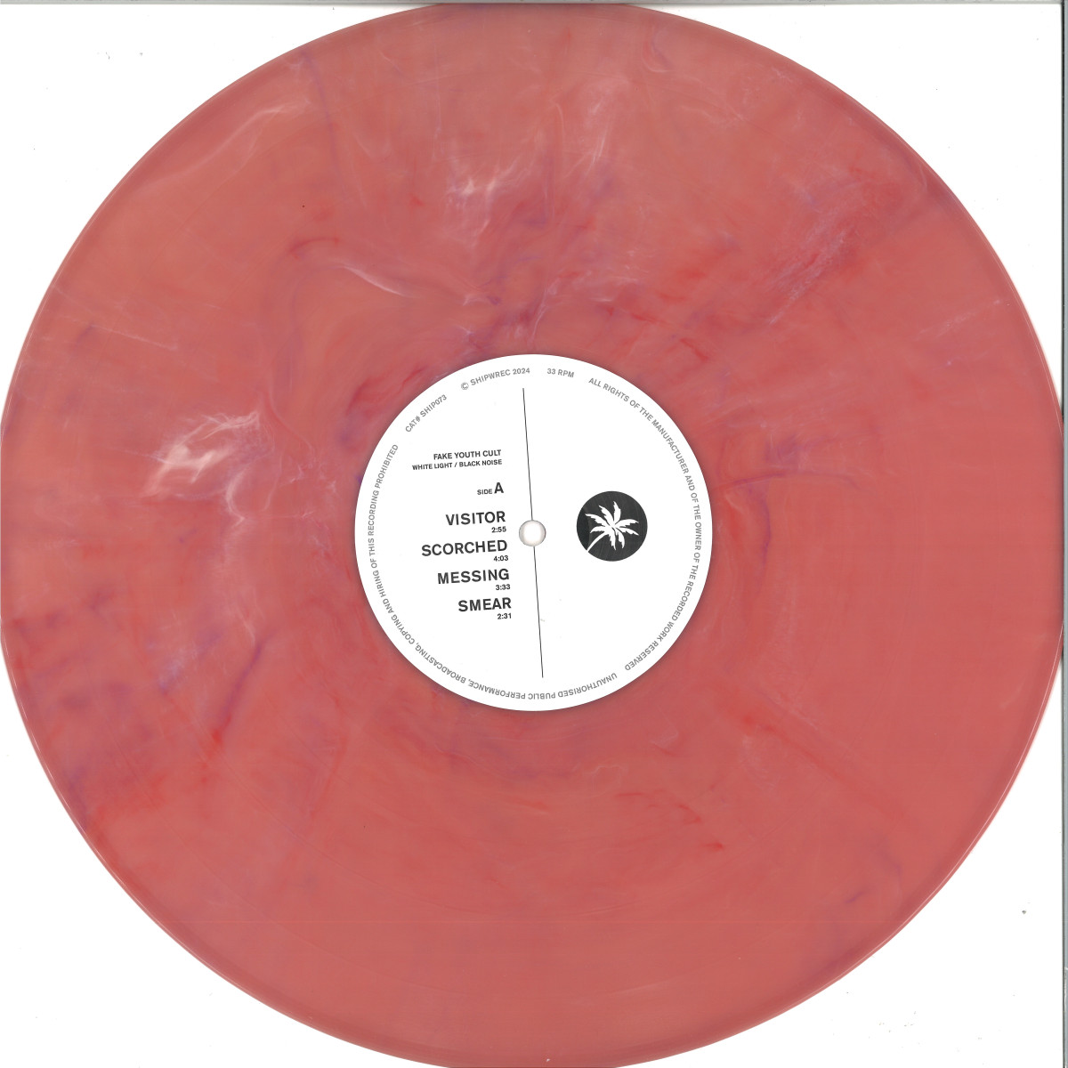 Fake Youth Cult — White Light / Black Noise vinyl cover