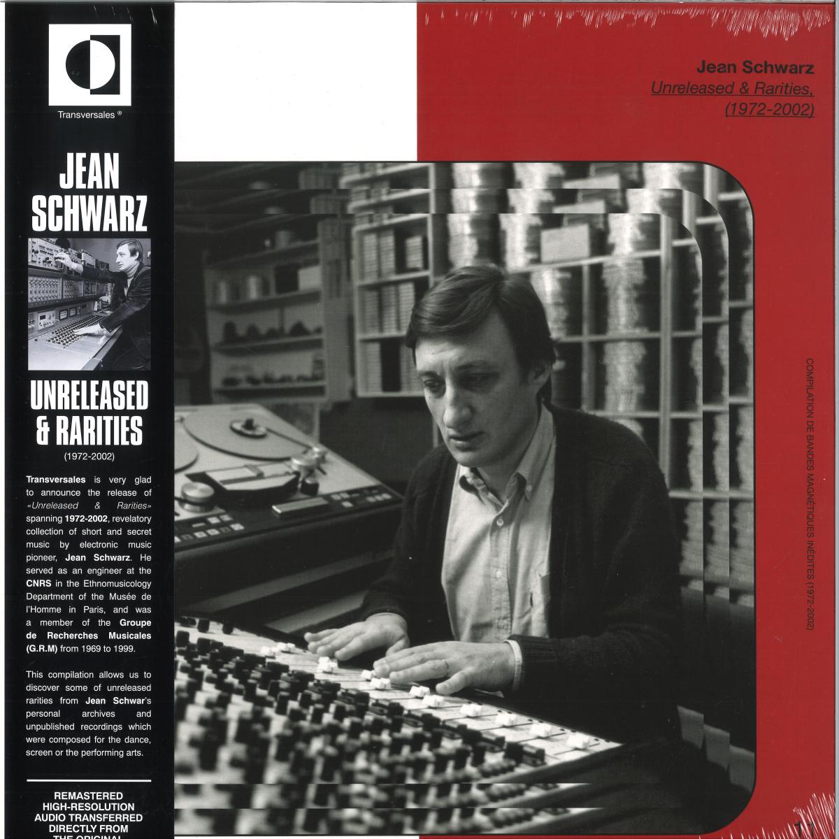 Jean Schwarz — Unreleased & Rarities (1972 - 2002) (LP) vinyl cover