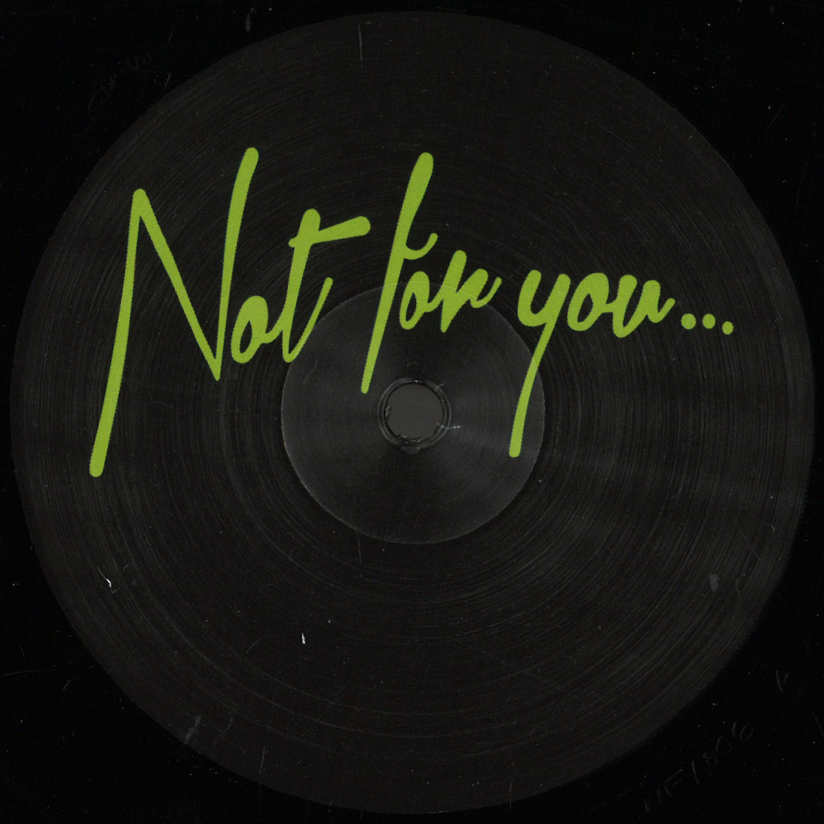 Jive Talk — NFY006 vinyl cover