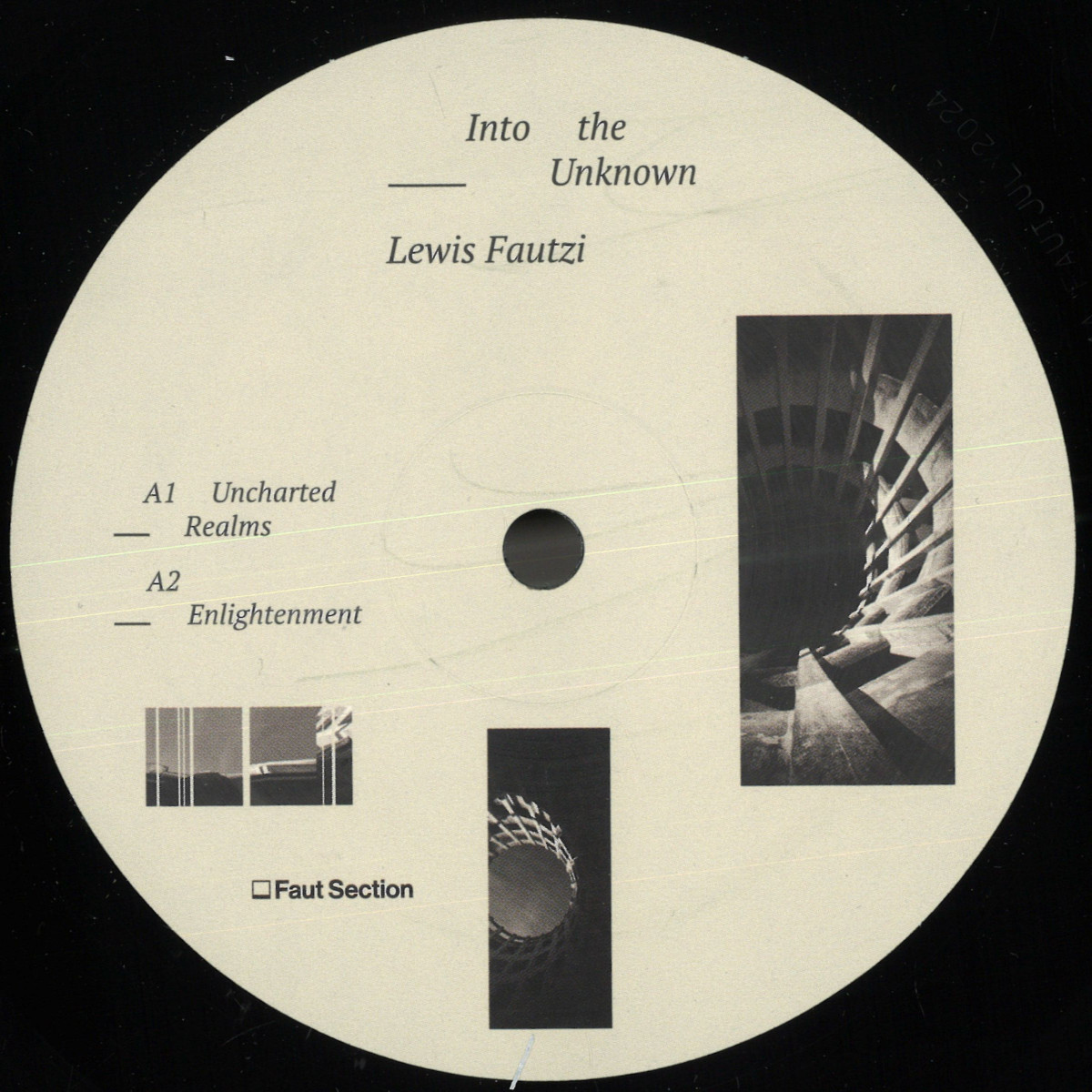 Lewis Fautzi — Into The Unknown vinyl cover